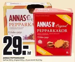 ÖoB ANNAS PEPPARKAKOR, SEK 29 erbjuda