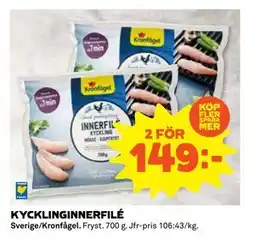 Coop Daglivs KYCKLINGINNERFILÉ, SEK 149 erbjuda