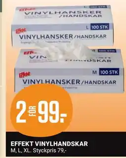 ÖoB EFFEKT VINYLHANDSKAR, Medlemspris erbjuda