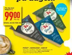 Willys Hemma PRÄST , HERRGÅRD , GREVÉ , Medlemspris erbjuda