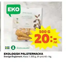 Coop Daglivs EKOLOGISK PALSTERNACKA, SEK 20 erbjuda