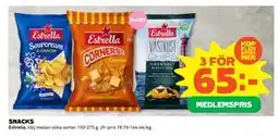 Coop Daglivs SNACKS, Medlemspris erbjuda