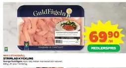 Coop Daglivs STRIMLAD KYCKLING, Medlemspris erbjuda