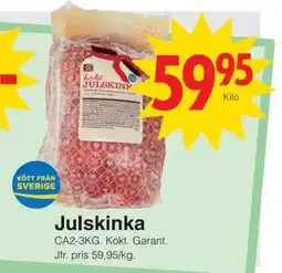 Matöppet Julskinka, SEK 59.95 erbjuda