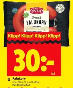 ICA Kvantum Scan Falukorv erbjuda