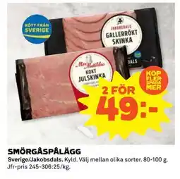 Coop Daglivs SMÖRGÅSPÅLÄGG, SEK 49 erbjuda
