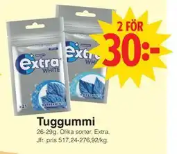 Matöppet Tuggummi, SEK 30 erbjuda
