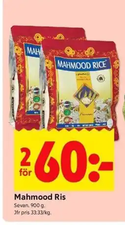 ICA Kvantum Sevan Mahmood Ris erbjuda