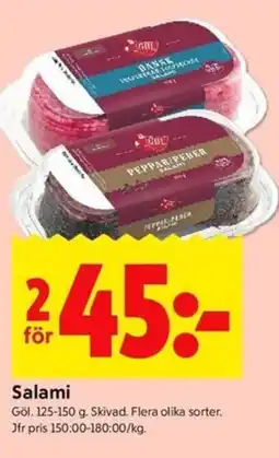 ICA Kvantum Göl Salami erbjuda