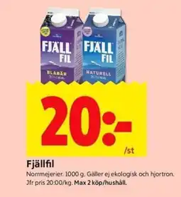 ICA Kvantum Norrmejerier Fjällfil erbjuda