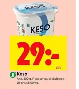 ICA Kvantum Arla Keso erbjuda