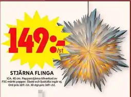 ICA Maxi Stjärna flinga erbjuda
