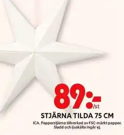 ICA Maxi Stjärna tilda erbjuda