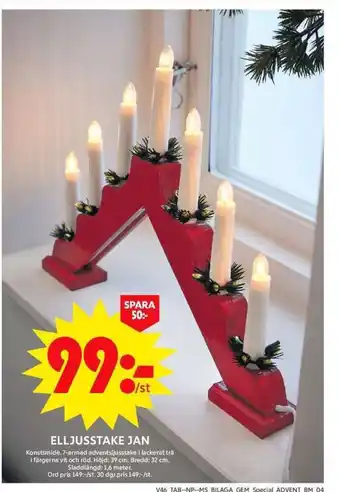 ICA Maxi Elljusstake Jan erbjuda