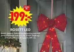 ICA Maxi Rosett LED erbjuda