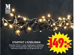 ICA Maxi Startkit ljusslinga erbjuda