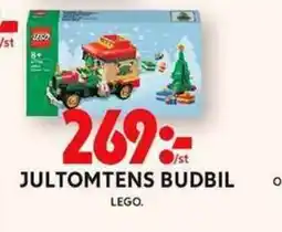ICA Maxi LEGO Jultomtens budbil erbjuda