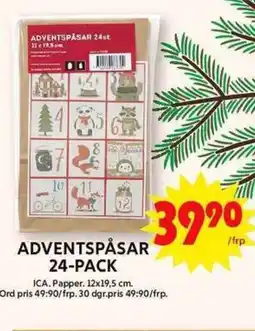 ICA Maxi Adventspåsar erbjuda