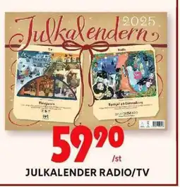 ICA Maxi Julkalender radio/tv erbjuda