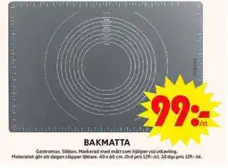 ICA Maxi Gastroma Bakmatta erbjuda