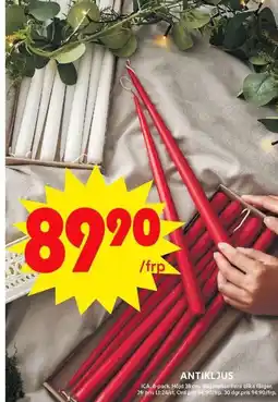 ICA Maxi Antikljus erbjuda