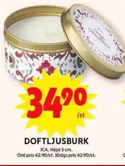 ICA Maxi Doftljusburk erbjuda