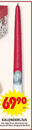 ICA Maxi Kalenderljus erbjuda