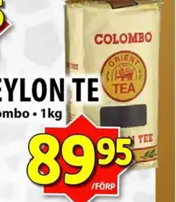Matvärlden Tensta Colombo Ceylon te erbjuda
