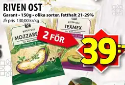 Matvärlden Tensta Garant Riven ost erbjuda