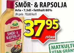 Matvärlden Tensta Arla Smör- & rapsolja erbjuda