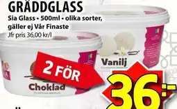 Matvärlden Tensta Sia Glass Gräddglass erbjuda