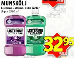 Matvärlden Tensta LISTERINE Munskölj erbjuda