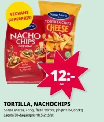 Santa Maria Tortilla, nachochips