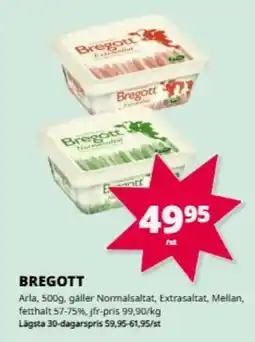 Tempo Arla Bregott erbjuda