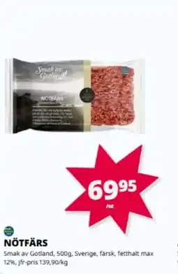 Tempo Nötfärs erbjuda