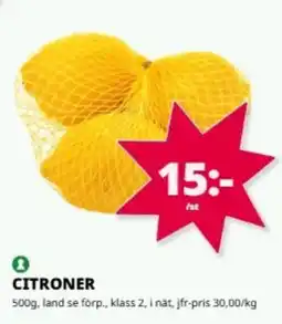 Tempo Citroner erbjuda
