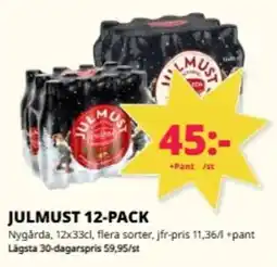 Tempo Nygårda Julmust 12-pack erbjuda
