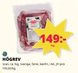 Tempo Scan Högrev erbjuda