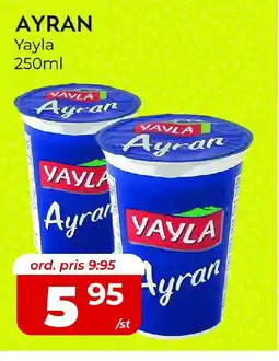 Matrix Butikerna YAYLA Ayran erbjuda