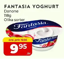Matrix Butikerna Danone Fantasia yoghurt erbjuda
