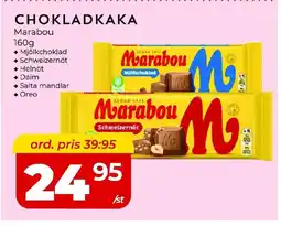 Matrix Butikerna Marabou Chokladkaka erbjuda
