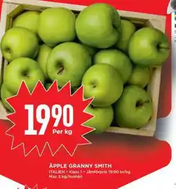 Willys Äpple Granny Smith erbjuda