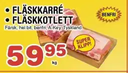 Nya Pulsen Fläskkarré • Fläskkotlett erbjuda