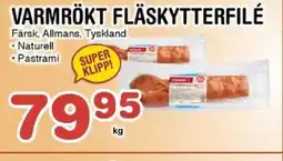 Nya Pulsen Allmans Varmrökt fläskytterfilé erbjuda