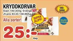 Nya Pulsen Scan Kryddkorvar erbjuda