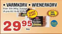 Nya Pulsen Scan Varmkorv • Wienerkorv erbjuda