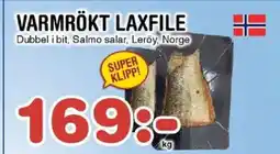 Nya Pulsen Varmrökt laxfile erbjuda