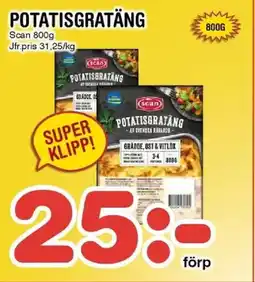 Nya Pulsen Scan Potatisgratäng erbjuda