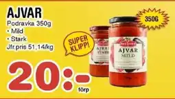 Nya Pulsen Podravka Ajvar erbjuda