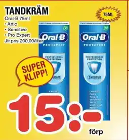 Nya Pulsen Oral-B Tandkräm erbjuda